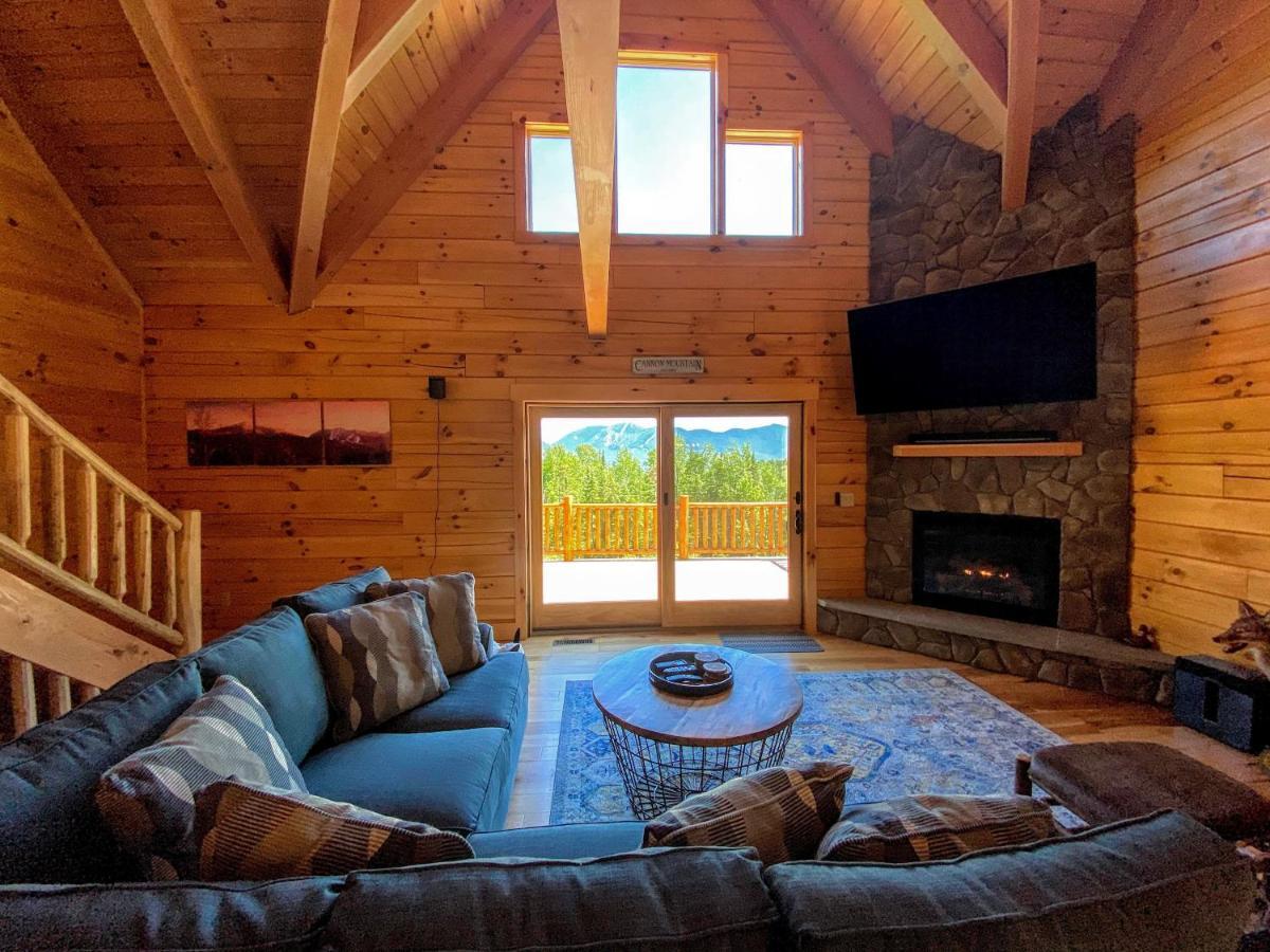 Uv Log Home With Direct Cannon Mountain Views Minutes To Attractions Fireplace Pool Table Ac Bethlehem Exterior photo